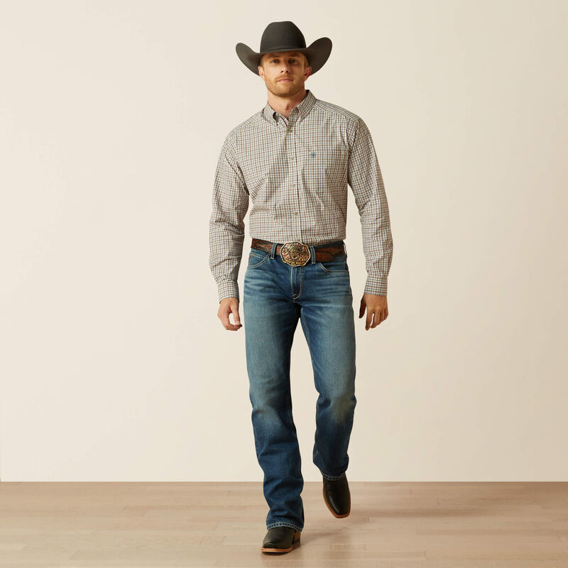 Ariat Men's Pro Series Burgundy Classic Fit Shirt