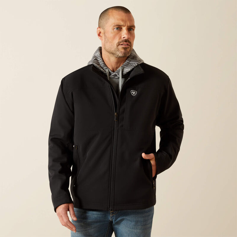 Ariat Men's Black Vernon Softshell Jacket
