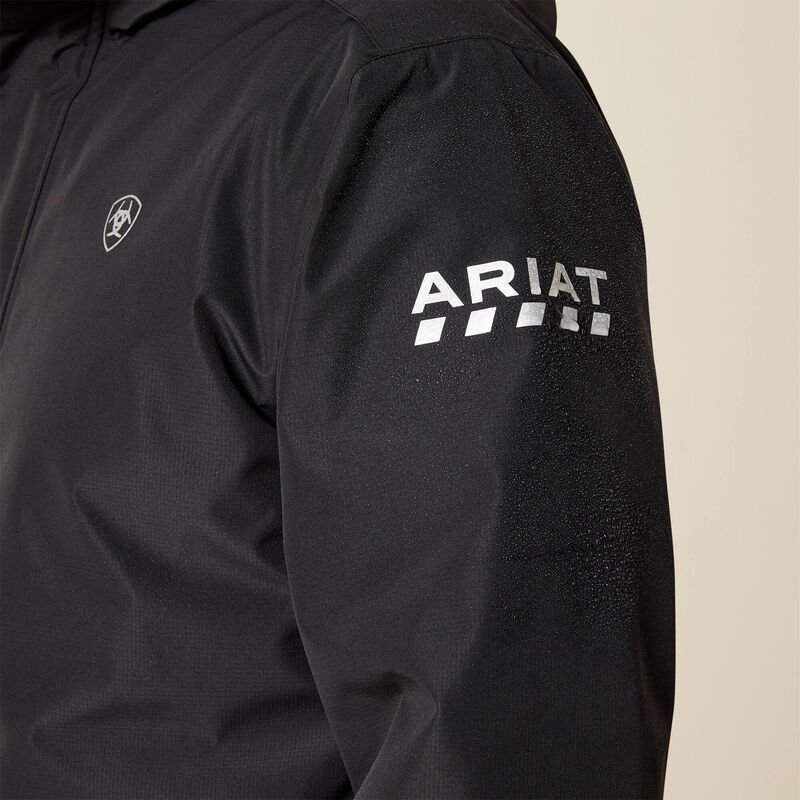 Men's Ariat Black Rebar Stormshell Waterproof Jacket