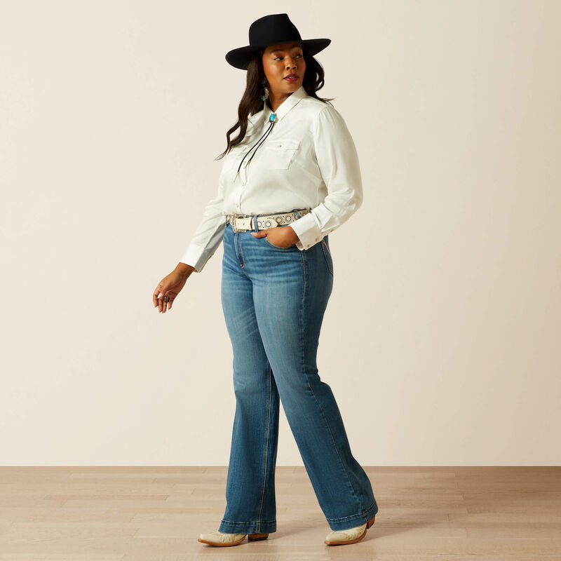 Ariat Timeless Western Cloud Dancer Button Up Shirt