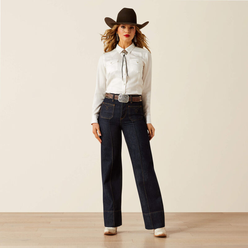 Ariat Timeless Western Cloud Dancer Button Up Shirt
