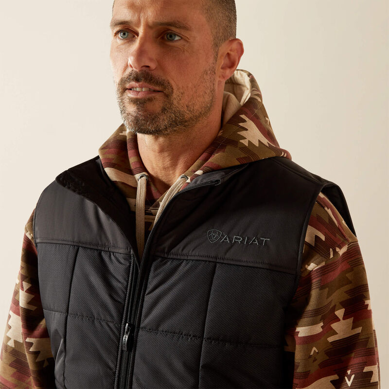 Men's Ariat Black Crius Insulated Vest