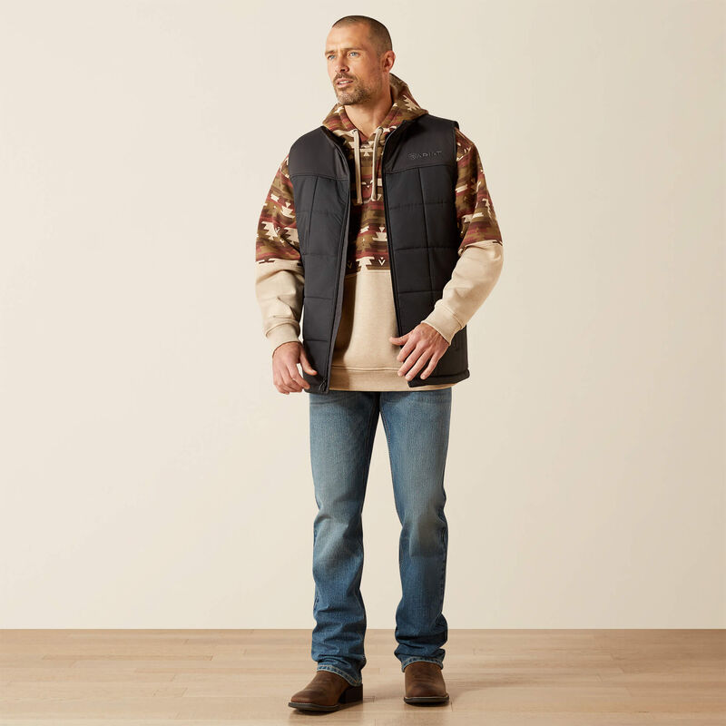 Men's Ariat Black Crius Insulated Vest