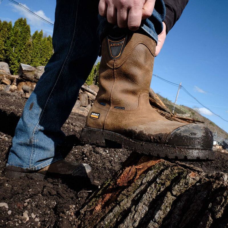 Ariat Men's Longview Shock Shield Waterproof Composite Toe Work Boot