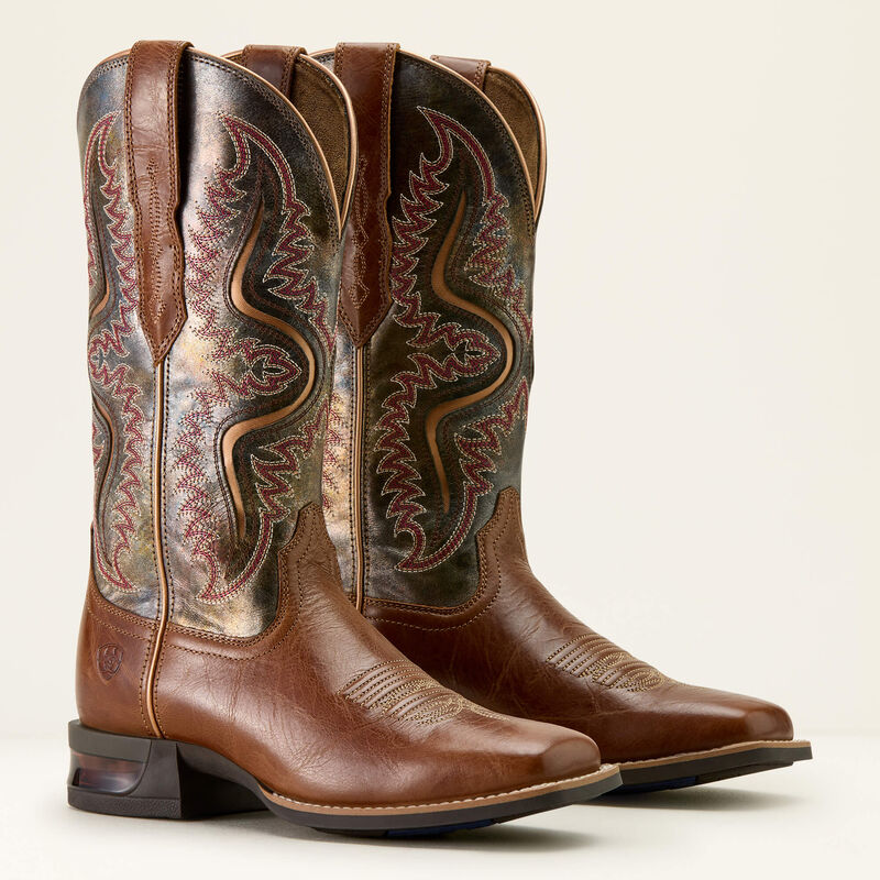 Captivate Wide Square Toe Western Boot
