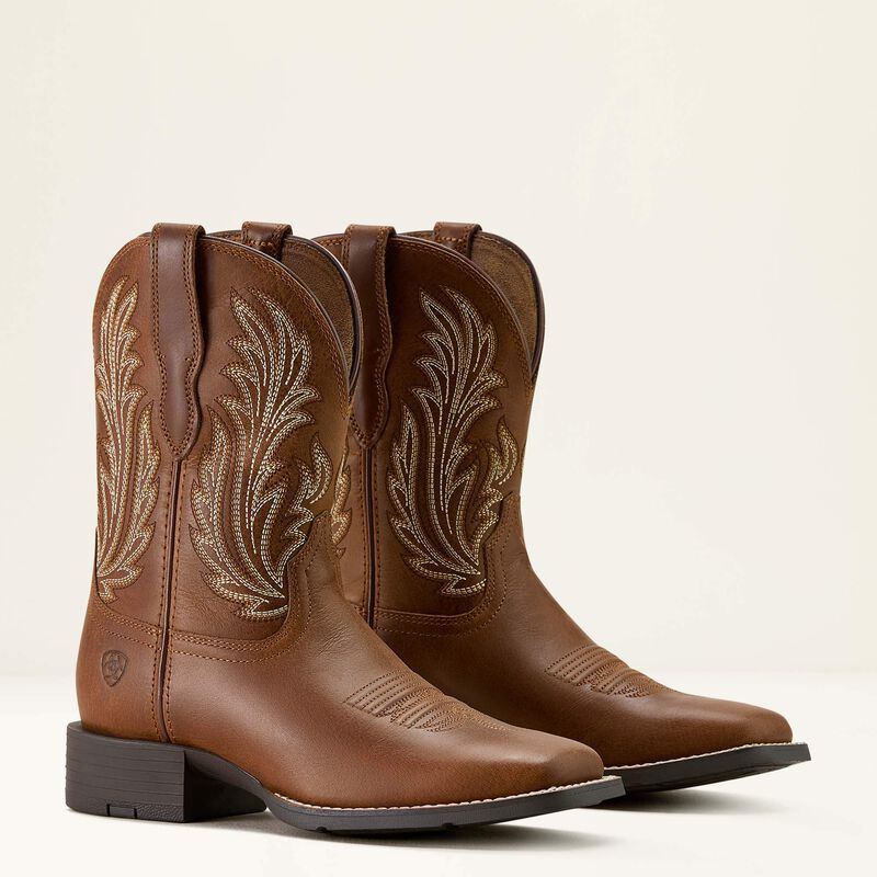 Ariat Women's Round Up Filly Wide Square Toe Western Boot