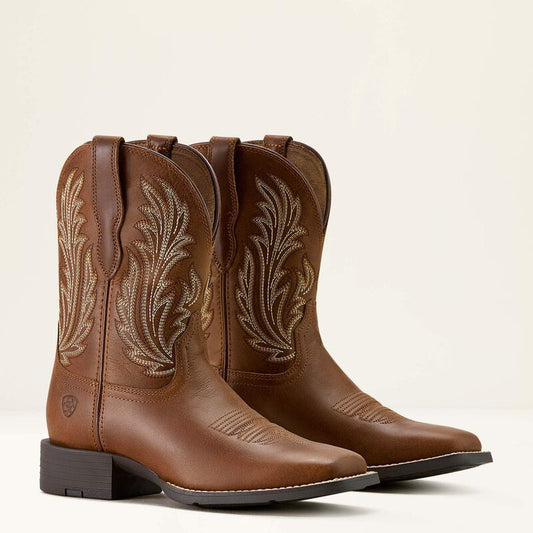 Ariat Women's Round Up Filly Wide Square Toe Western Boot