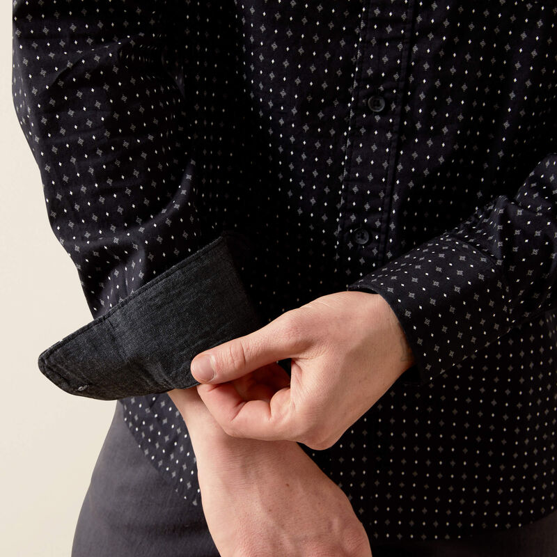 Ariat Men's Black McClain Modern Fit Shirt