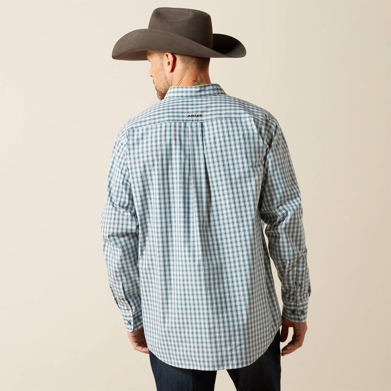 Ariat Men's Dark Teal Pro Series Townes Classic Fit Shirt