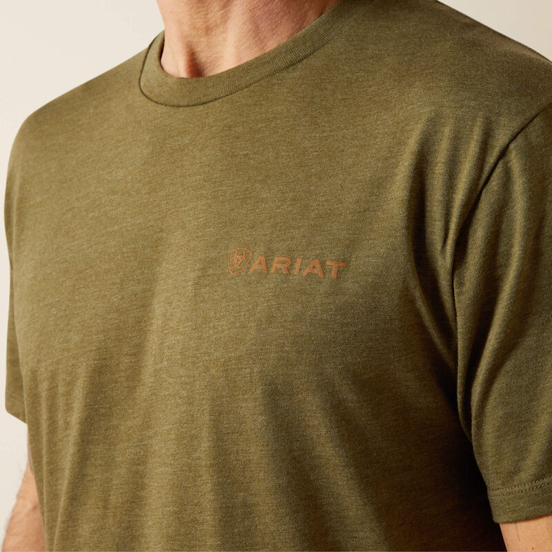 Ariat Men's Military Heather Ropers Seal Tee
