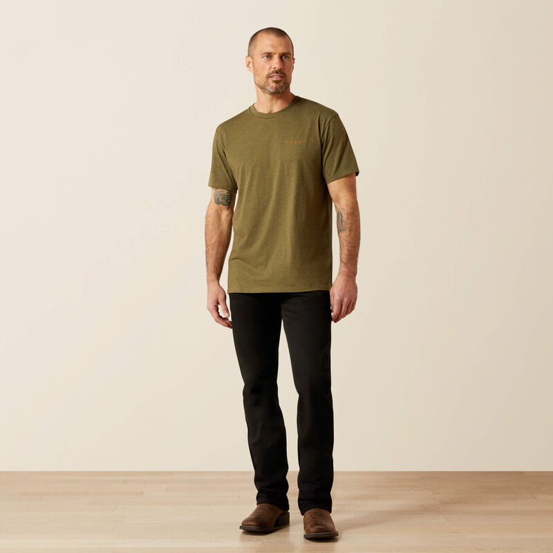 Ariat Men's Military Heather Ropers Seal Tee