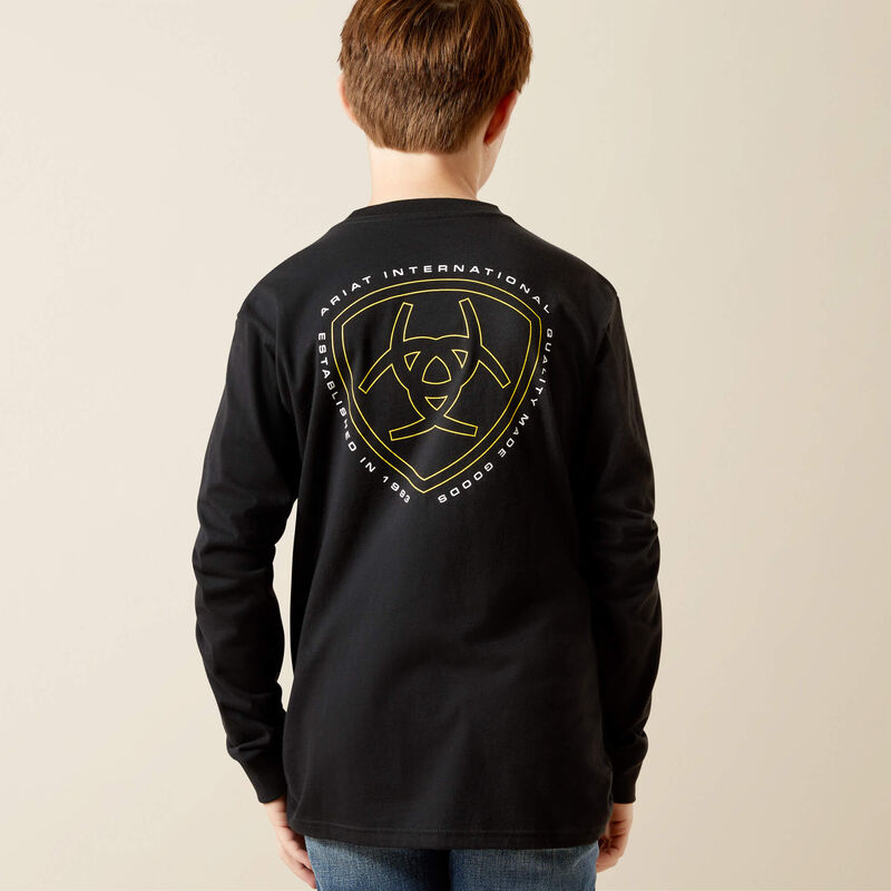 Ariat Boys Black Easy Rider Tee