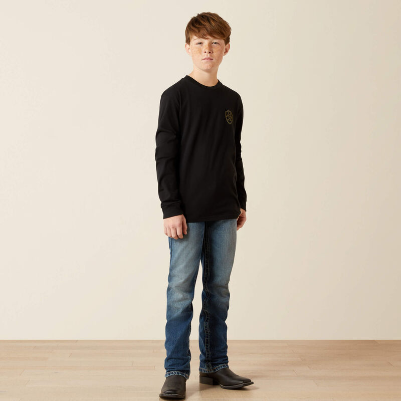 Ariat Boys Black Easy Rider Tee