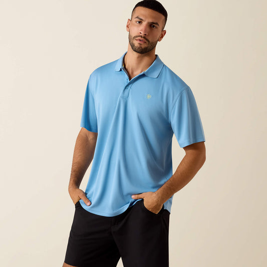 Ariat Men's Blissful Blue TEK Polo