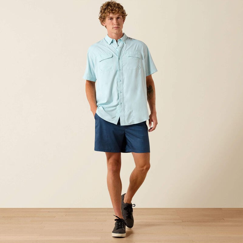 Ariat Men's VentTEK Outbound Classic Fit Blue Glow Shirt