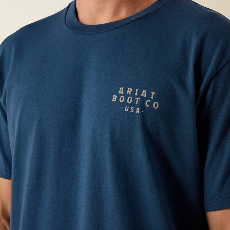 Ariat Mens Drop Down Eagle Classic Fit T-Shirt | Key Largo