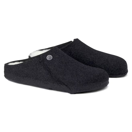 Zermatt Shearling Anthracite Birkenstock Sandal
