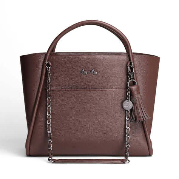 Itzy Ritzy Espresso Boss Tote Diaper Bag