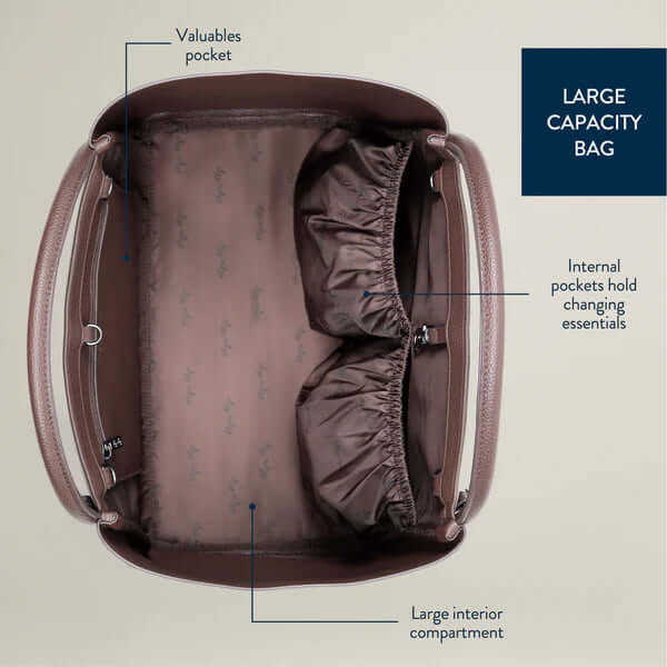 Itzy Ritzy Espresso Boss Tote Diaper Bag