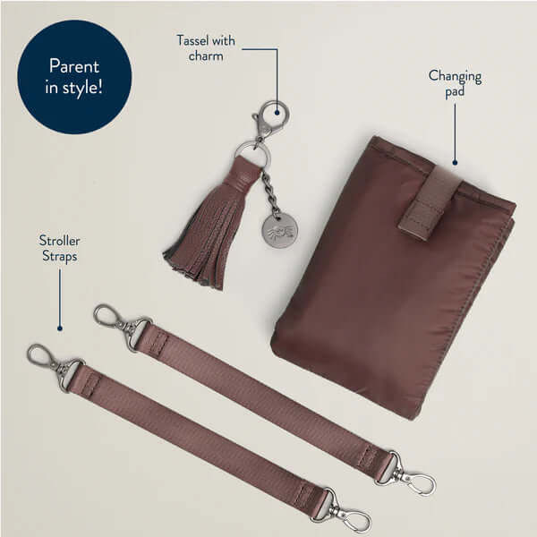 Itzy Ritzy Espresso Boss Tote Diaper Bag