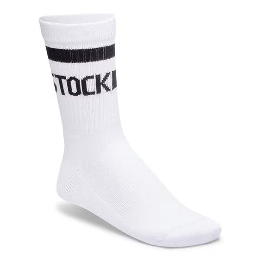Birkenstock Cotton White & Black Tennis Sock