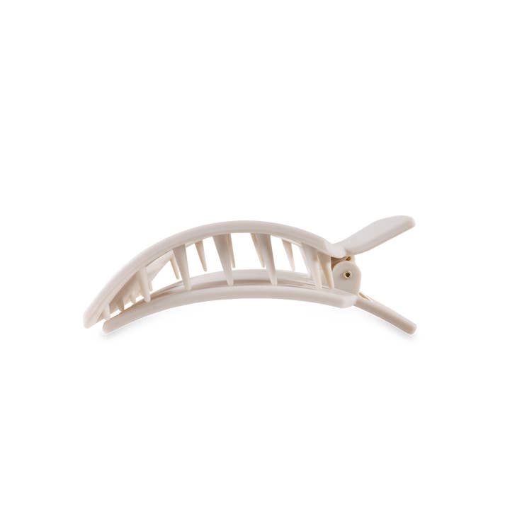 Square Medium Flat Hair Clip- Toasted