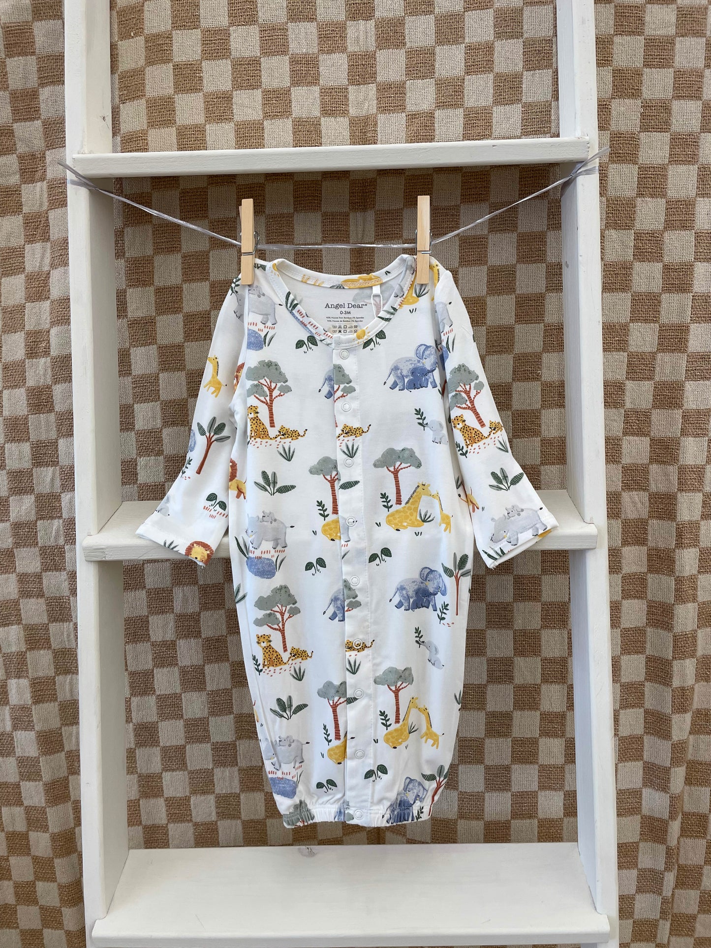 Convertible Gown, 0-3M -  2 Colors