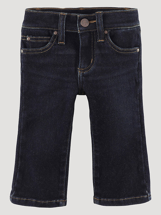 Little Boy's Stitched Pocket Bootcut Jean in Grassway by Wrangler