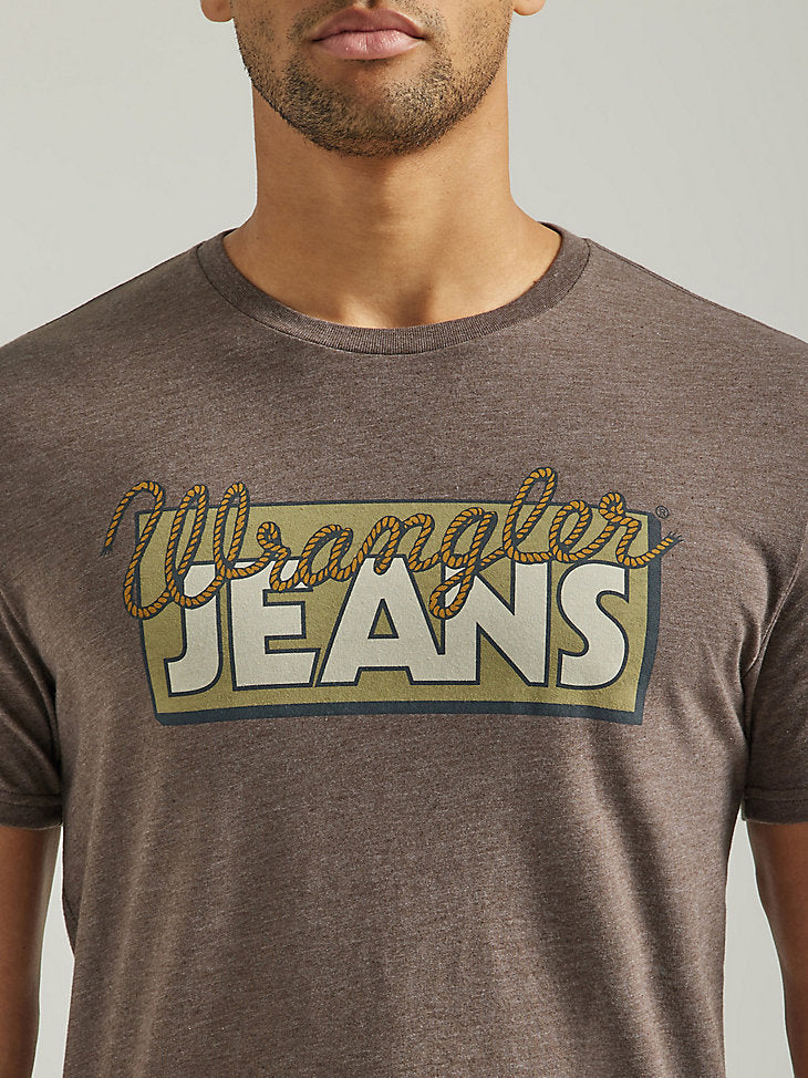 Men's Wrangler Brown Nostalgia Graphic T-Shirt