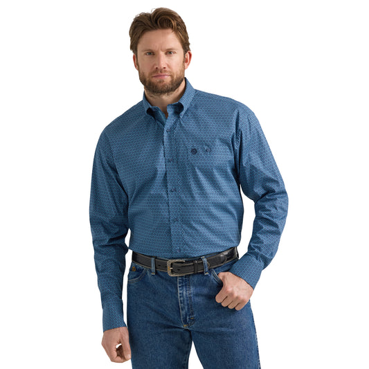 Wrangler® George Strait One Pocket Long Sleeve Shirt