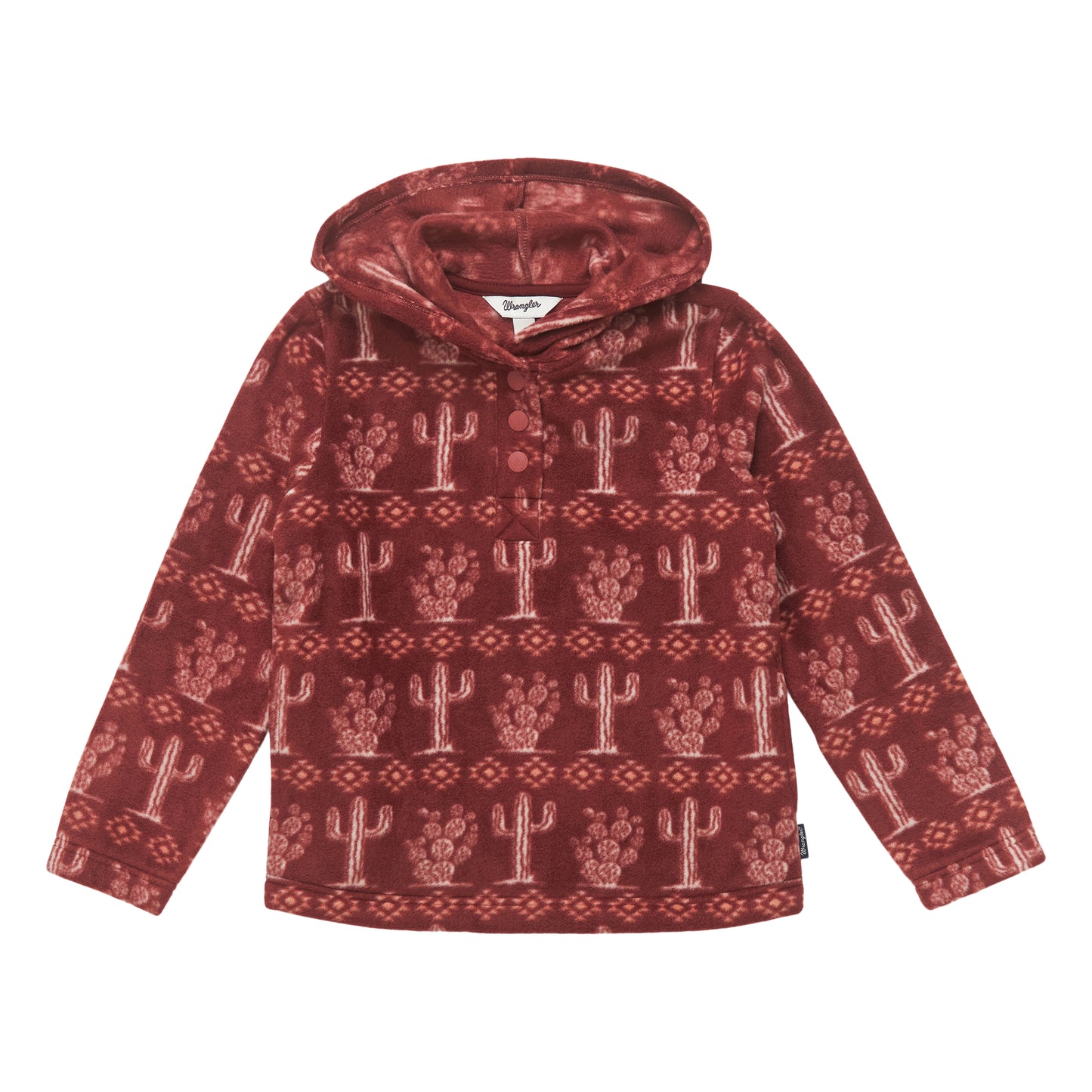 Wrangler Girls Burgundy Hoodie