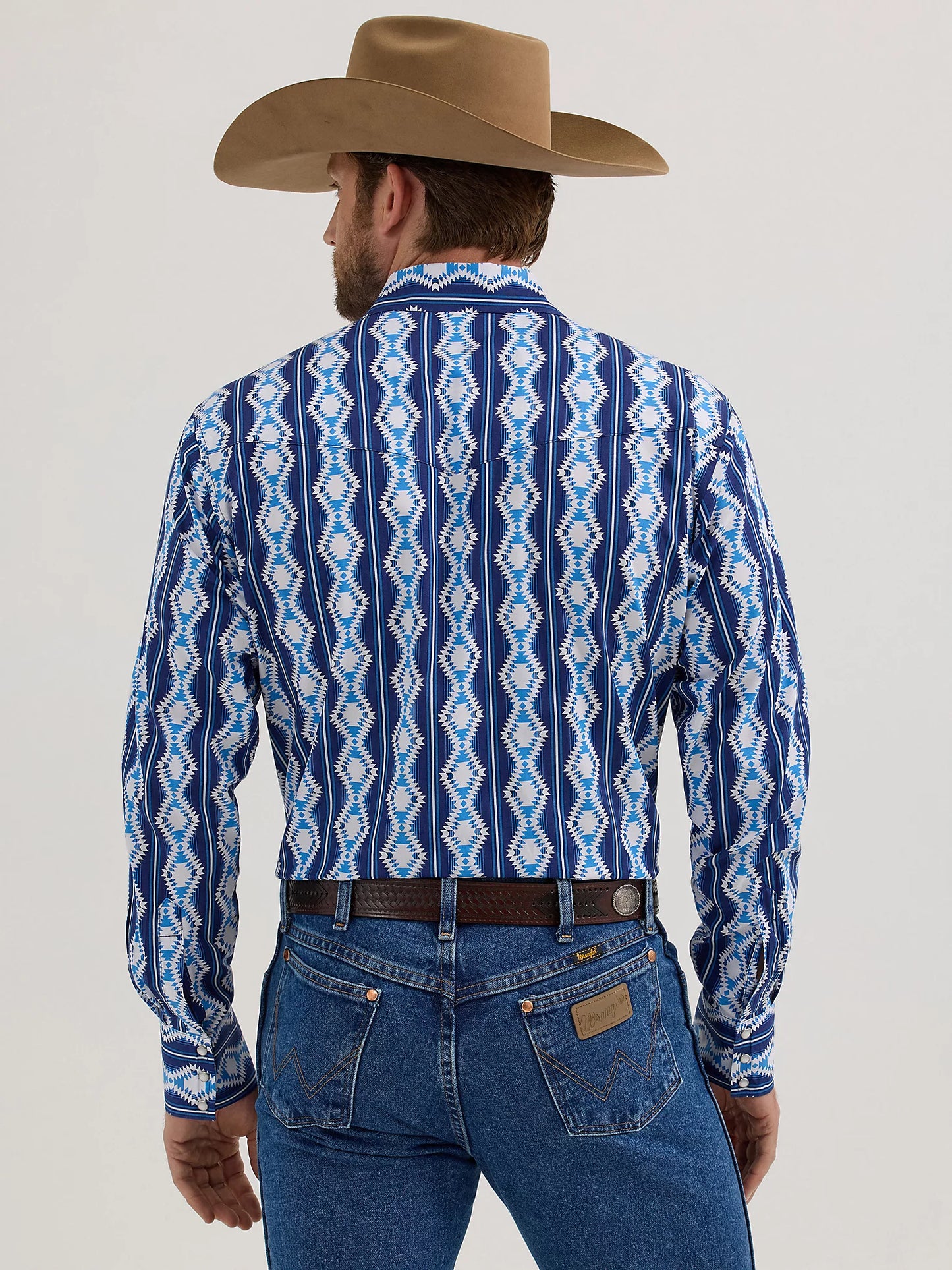 Men's Checotah Long Sleeve Western Snap Printed Shirt