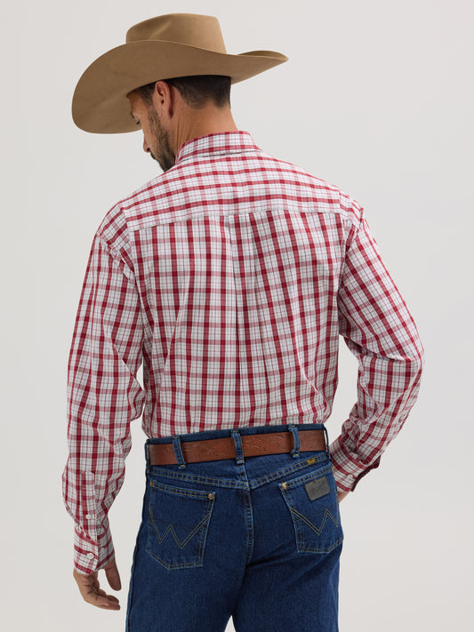 Wrangler® George Strait™ Long Sleeve Button Down One Pocket Shirt