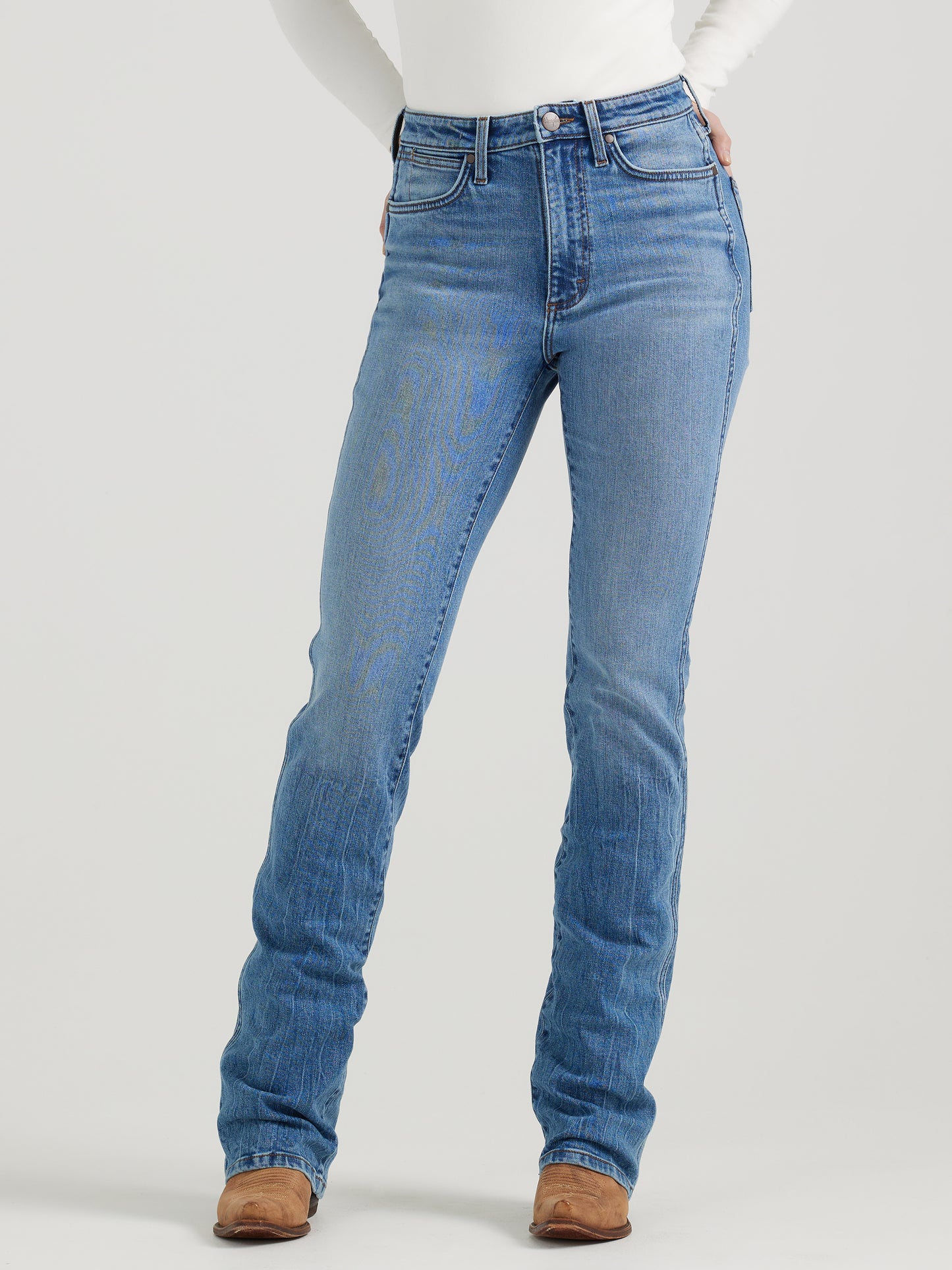 Womens Retro Bailey High Rise Bootcut Jean