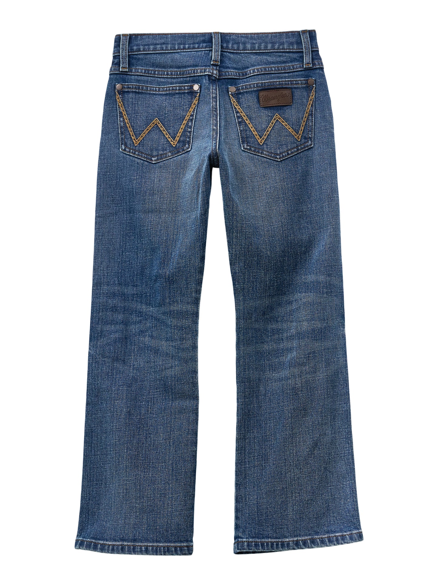 Wrangler Retro Boys' Medium Wash Relaxed Bootcut Stretch Denim Jeans