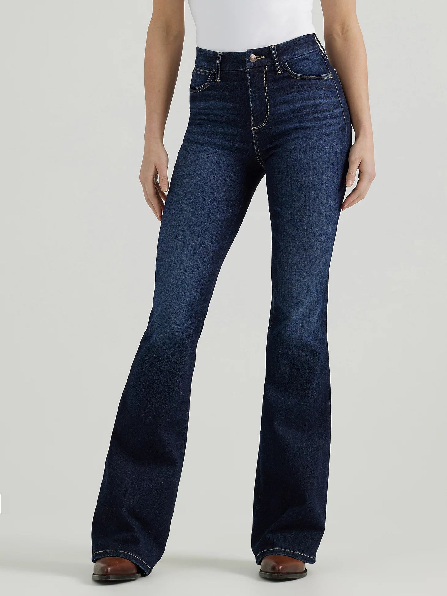 Wrangler Bespoke High Rise Flare Jeans for Women