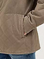 Wrangler Men's Reversible Quilted Chocolate Chip Shirt Jacket