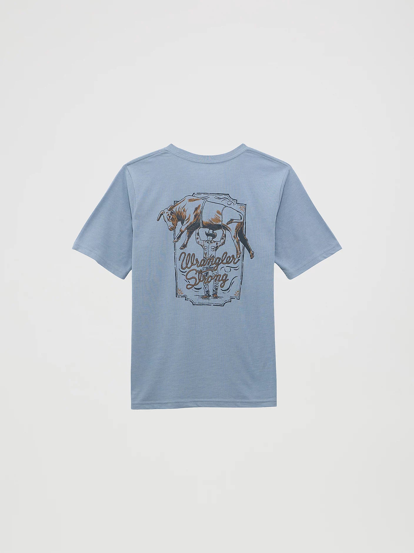 Boy's Wrangler Blue Back Rodeo Graphic Tee