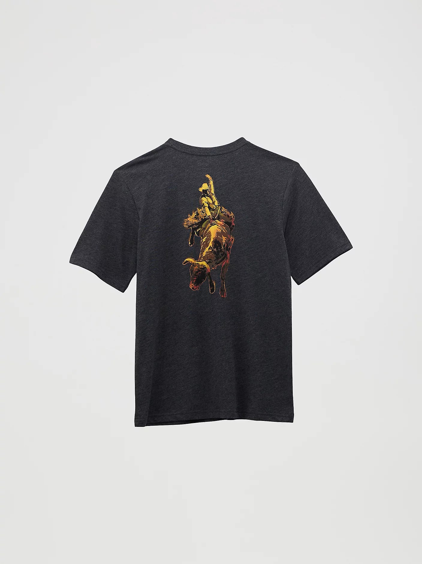 Boy's Wrangler Washed Black Back Rodeo Graphic Tee