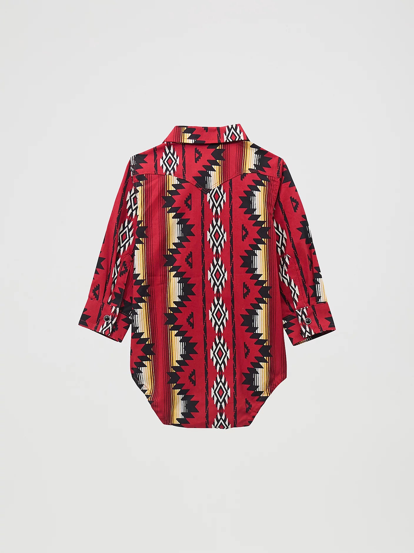 Baby Boy's Checotah Firey Red Western Snap Bodysuit