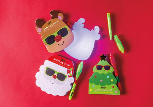 Kid's Christmas Tree Invisible Ink Pad -3 Colors