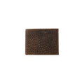 Nocona Mens Textured Leather Bifold Wallet with Removable Passcase