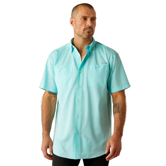 Ariat Men's 360 Airflow Blue Radiance Classic Fit Shirt