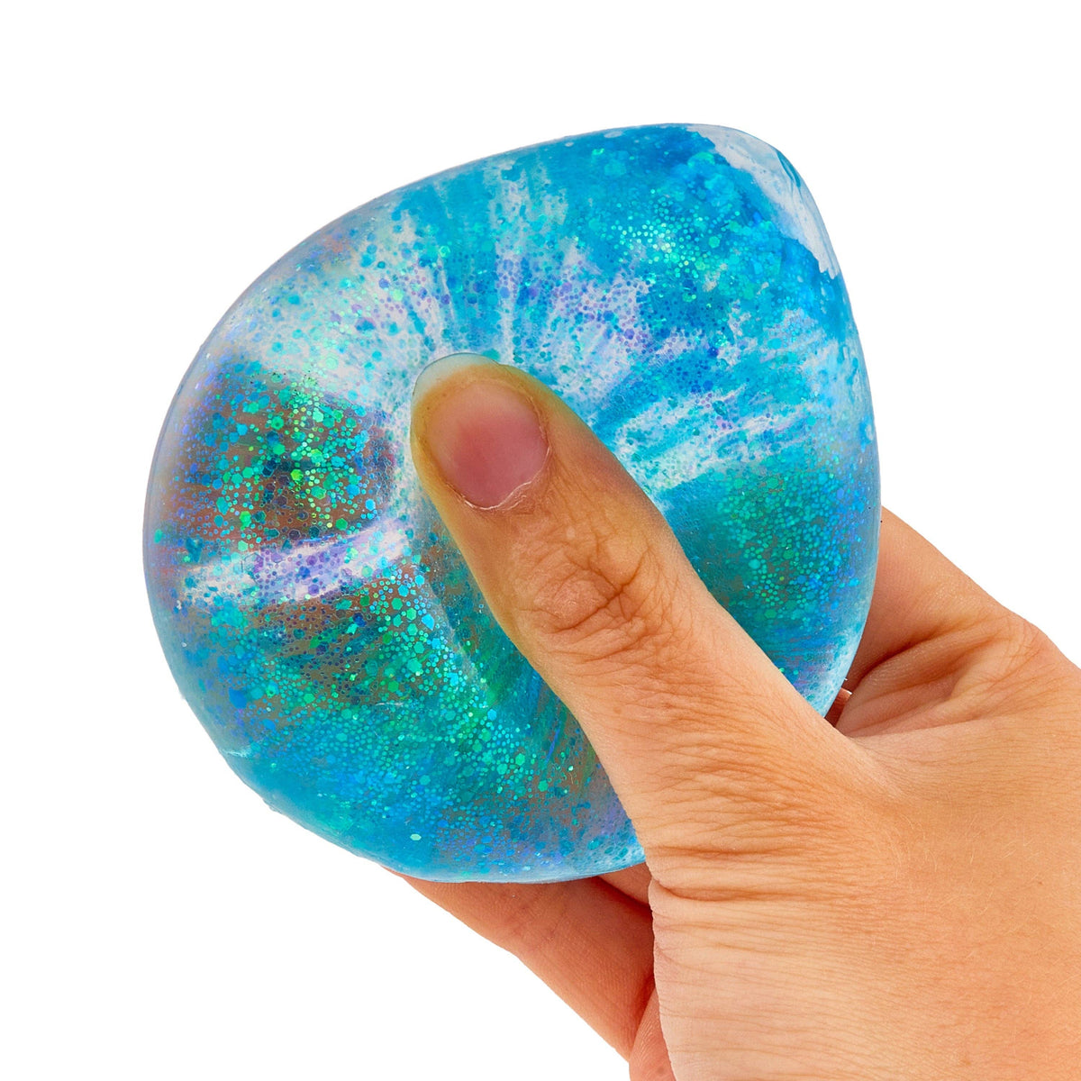Sensory Toy Box: Squishy Glitter Dream Drops Stress Relief Fidget Toy, 1pc