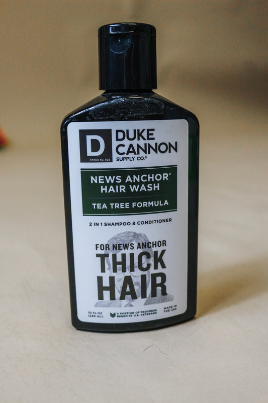 Duke Cannon - NEWS ANCHOR 2-IN-1 HAIR WASH - TEA TREE FORMULA