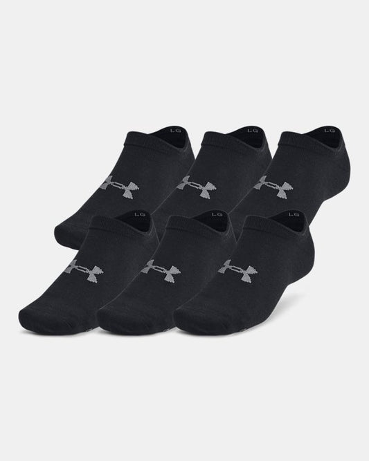 Unisex UA Essential 6-Pack No Show Socks