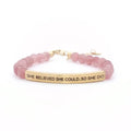 She Believed She Could So She Did Bracelet