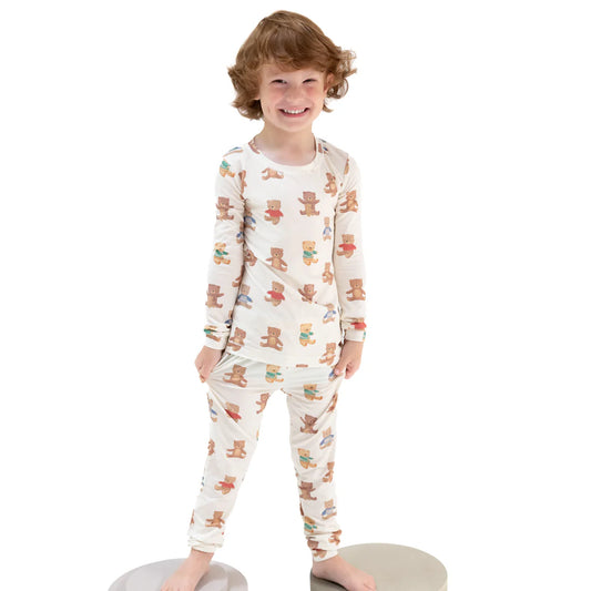 Teddy Bear Long Sleeve Loungewear Set