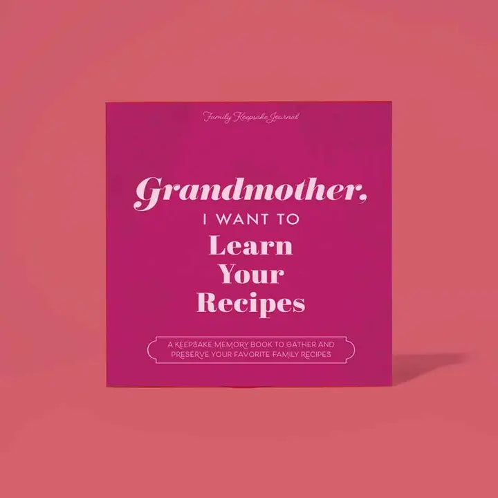 Grandmother Learn Your Recipe Book