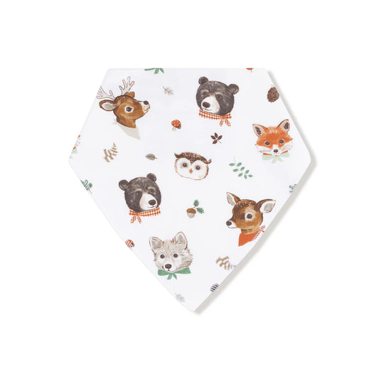 Woodland Animals Bandana Bib